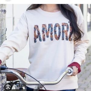 Size large Grace & Lace Amore sweatshirt